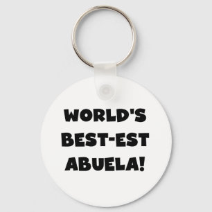 Llavero Regalos blancos y negros del Mejor-est Abuela del