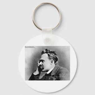 Llavero Regalos/Camisa con cita de sabiduría de Nietzsche