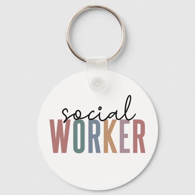 Llavero Regalos de agradecimiento a los trabajadores socia (Anverso)