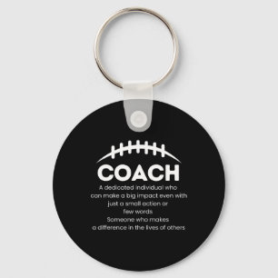 Llavero Regalos de Agradecimiento al Entrenador de Fútbol