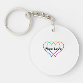 Llavero Regalos de Amor Corazones Gratis