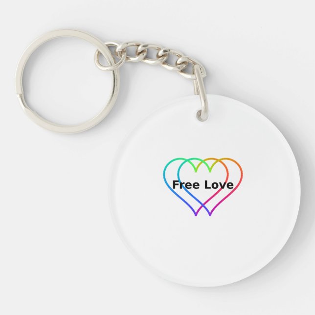 Llavero Regalos de Amor Corazones Gratis (Frente)