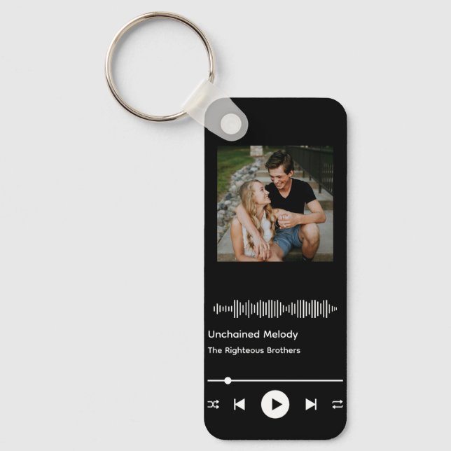 Llavero Regalos de aniversario personalizados - Pareja Per (Anverso)