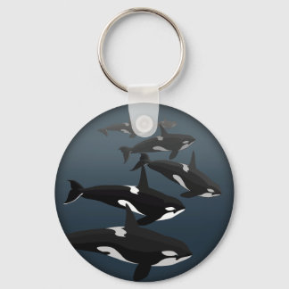 Llavero Regalos de arte de ballenas personalizados de Orca