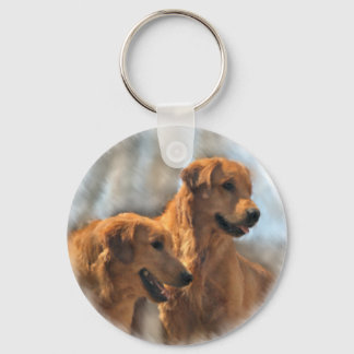 Llavero Regalos de arte de Golden Retriever