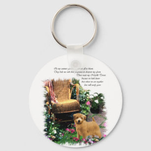 Llavero Regalos de arte de Norfolk Terrier