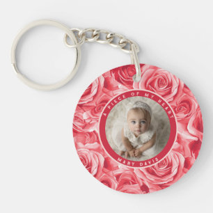 Llavero Regalos de Baby Shower Atemporales Rosa Personaliz