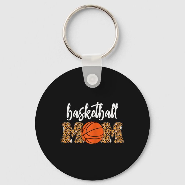 Llavero Regalos de baloncesto de la mamá Cute Leopardo del (Anverso)