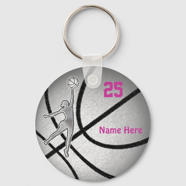 Llavero Regalos de baloncesto para el equipo de Chicas PER (Anverso)
