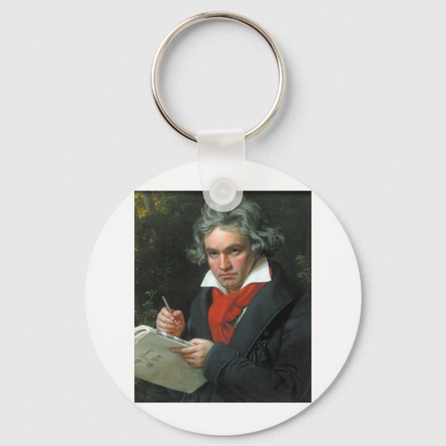 Llavero Regalos de Beethoven Camisetas Coleccionables EN O (Anverso)
