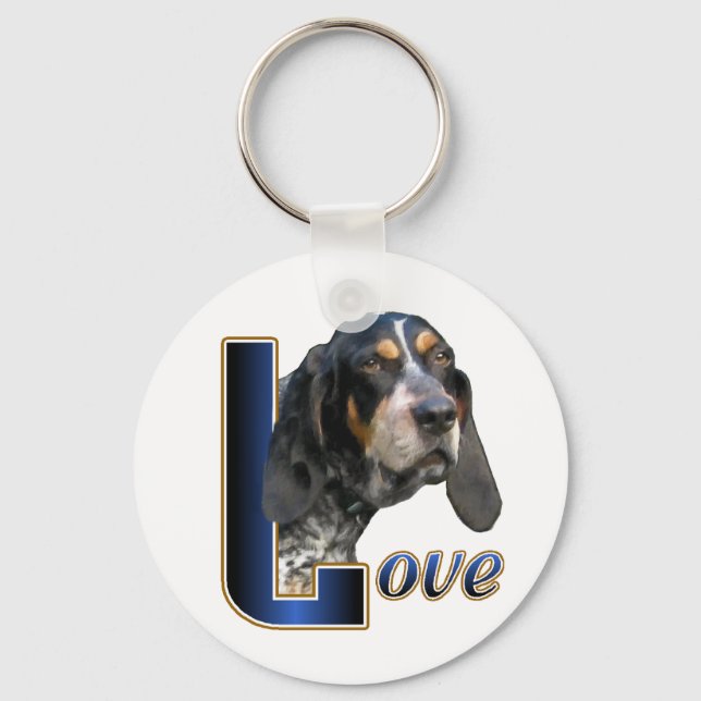 Llavero Regalos de Bluetick Coonhound (Anverso)