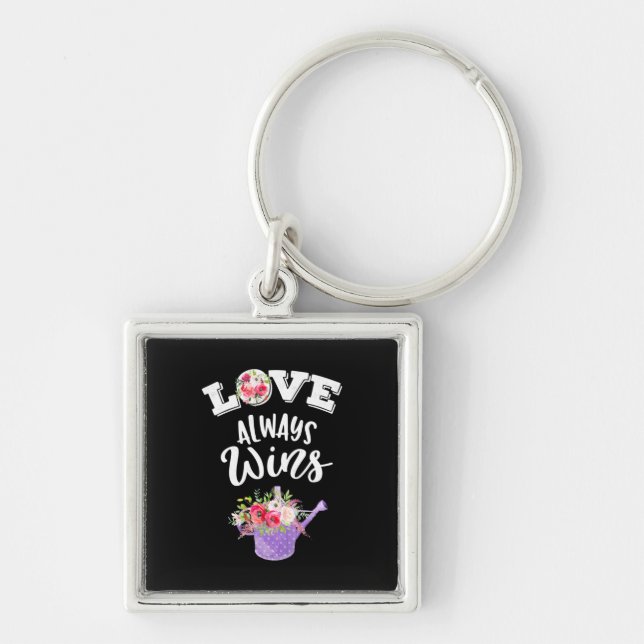 Llavero Regalos de boda | Amar siempre gana (Frente)
