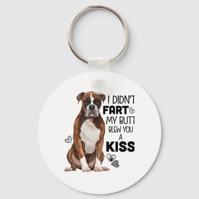 Llavero Regalos de Boxer Dog (Anverso)