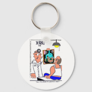 Llavero Regalos de camisetas médicas divertidas del tracto