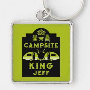 Llavero Regalos De Campsite King Para Campers