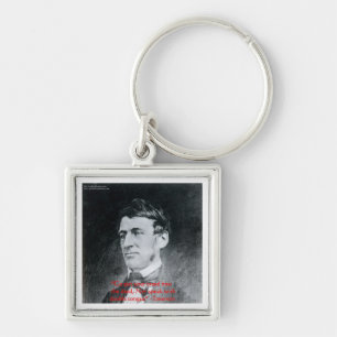 Llavero Regalos de citas de Emerson "Creed The Deed" Wisdo