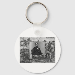 Llavero Regalos de citas de sabiduría de Abe Lincoln "Dest