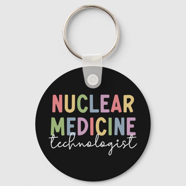 Llavero Regalos de CNMT, técnico de medicina nuclear (Anverso)