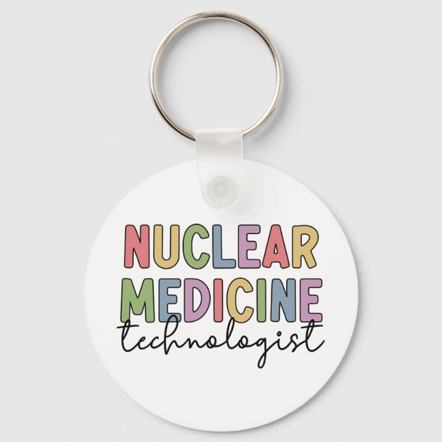 Llavero Regalos de CNMT, técnico de medicina nuclear (Anverso)