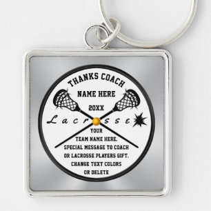 Llavero Regalos De Coach Lacrosse, Lacrosse Personalizado