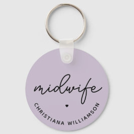 Llavero Regalos de comadronas de agradecimiento de persona