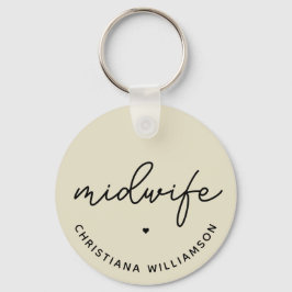 Llavero Regalos de comadronas de agradecimiento de persona