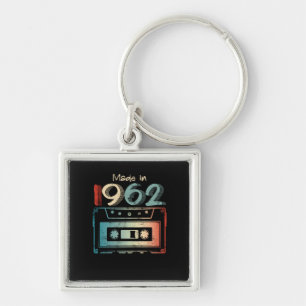 Llavero Regalos de cumpleaños de 60 años hechos en Cassett