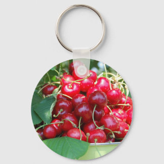 Llavero Regalos de destino de postre dulce de cerezas de f