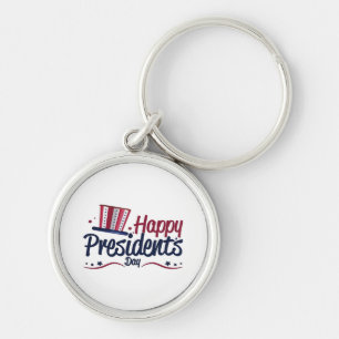 Llavero Regalos de diseño del Día del Presidente feliz pat