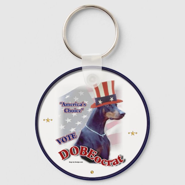 Llavero Regalos de Doberman Pinscher (Anverso)