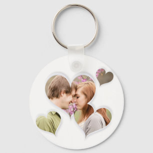 Llavero Regalos de encargo lindos de la foto del corazón