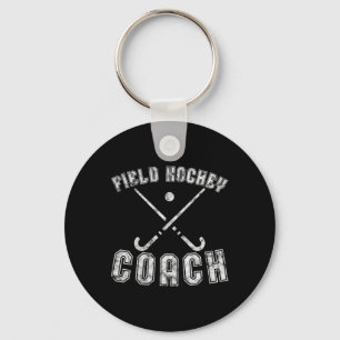 Llavero Regalos de entrenador de hockey sobre césped angus