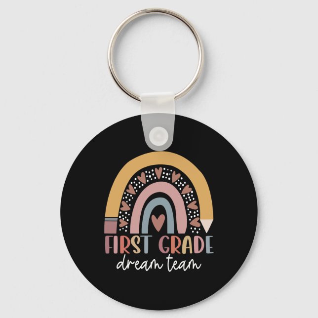 Llavero Regalos de equipo de ensueño de grado para maestro (Anverso)