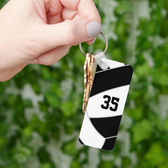 Llavero regalos de espíritu de equipo de voleibol con meno (Mano)