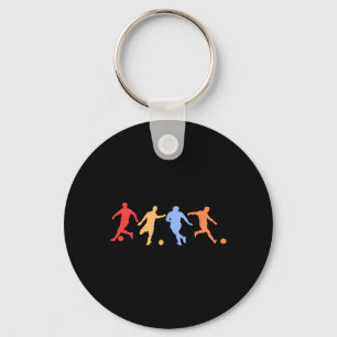 Llavero Regalos de fútbol - Colores Retro Vintage Fútbol P