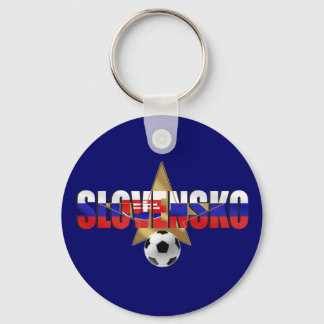 Llavero Regalos de fútbol estelar de Eslovenia