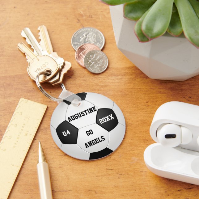 Llavero Regalos de fútbol personalizados para niños y Chic (Escritorio )