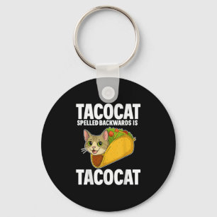 Llavero Regalos de gato divertidos en el Tacocat con el re