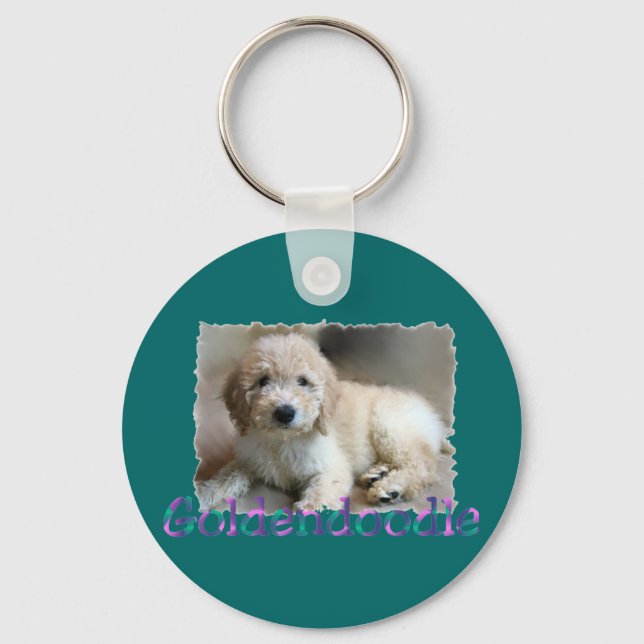 Llavero Regalos de Goldendoodle Lovers (Anverso)