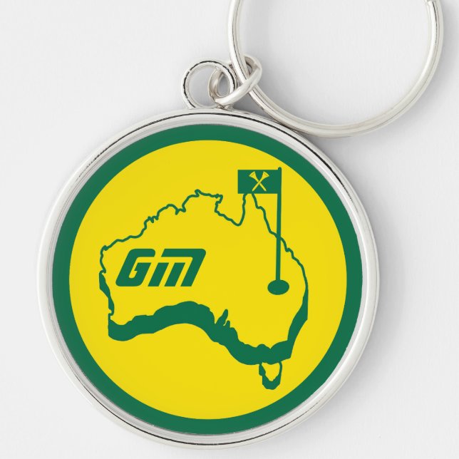 Llavero Regalos de golf australianos (Frente)