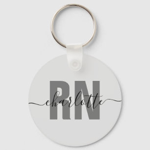 Llavero Regalos de graduación de enfermeras de RN registra