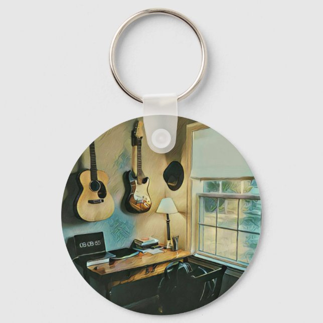 Llavero Regalos de guitarra para novia (Anverso)