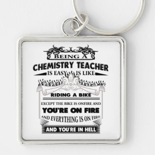 Llavero Regalos de Keychain para maestros de química para
