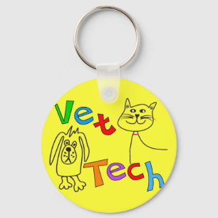 Llavero Regalos de la tecnología del veterinario, técnic