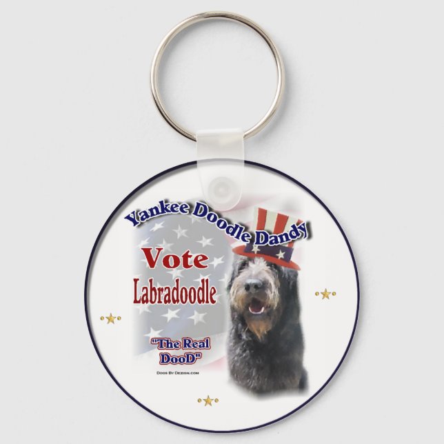 Llavero Regalos de Labradoodle (Anverso)