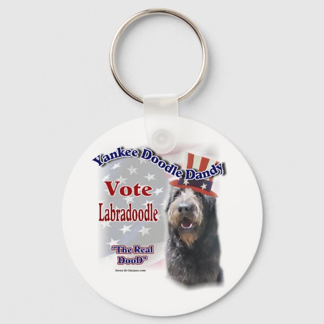 Llavero Regalos de Labradoodle (Anverso)