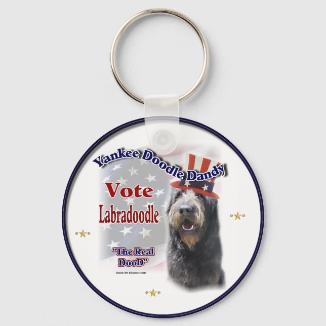 Llavero Regalos de Labradoodle (Anverso)