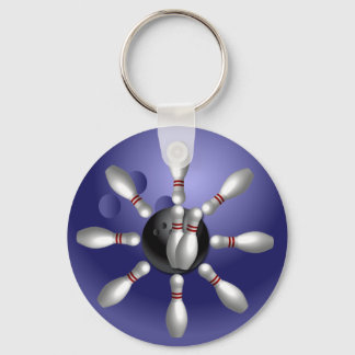 Llavero Regalos de las cadenas de claves de boliche de los