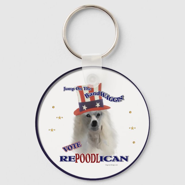 Llavero Regalos de los amantes de POODLE (Anverso)
