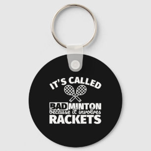 Llavero Regalos De Los Jugadores De Badminton - Gracioso Q